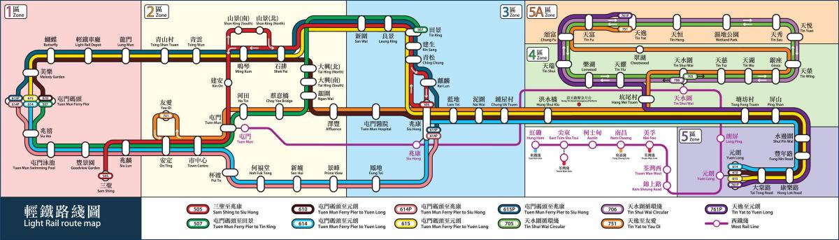 HK vasúti térkép
