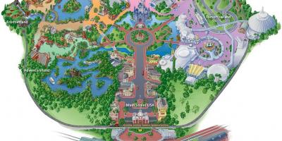 Disneyland Hongkong térkép