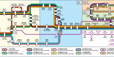 HK vasúti térkép