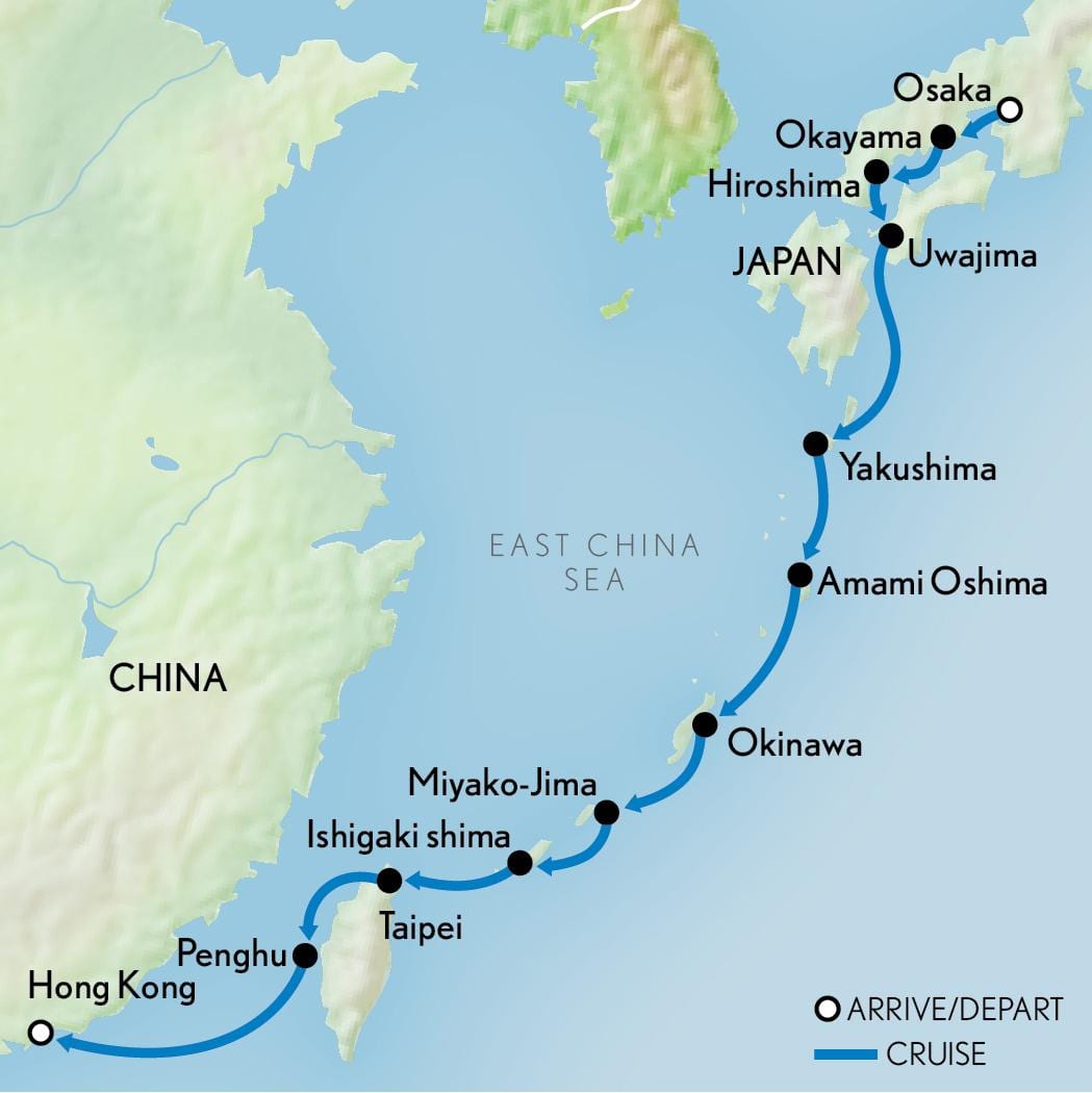 térkép Hong Kong, japán