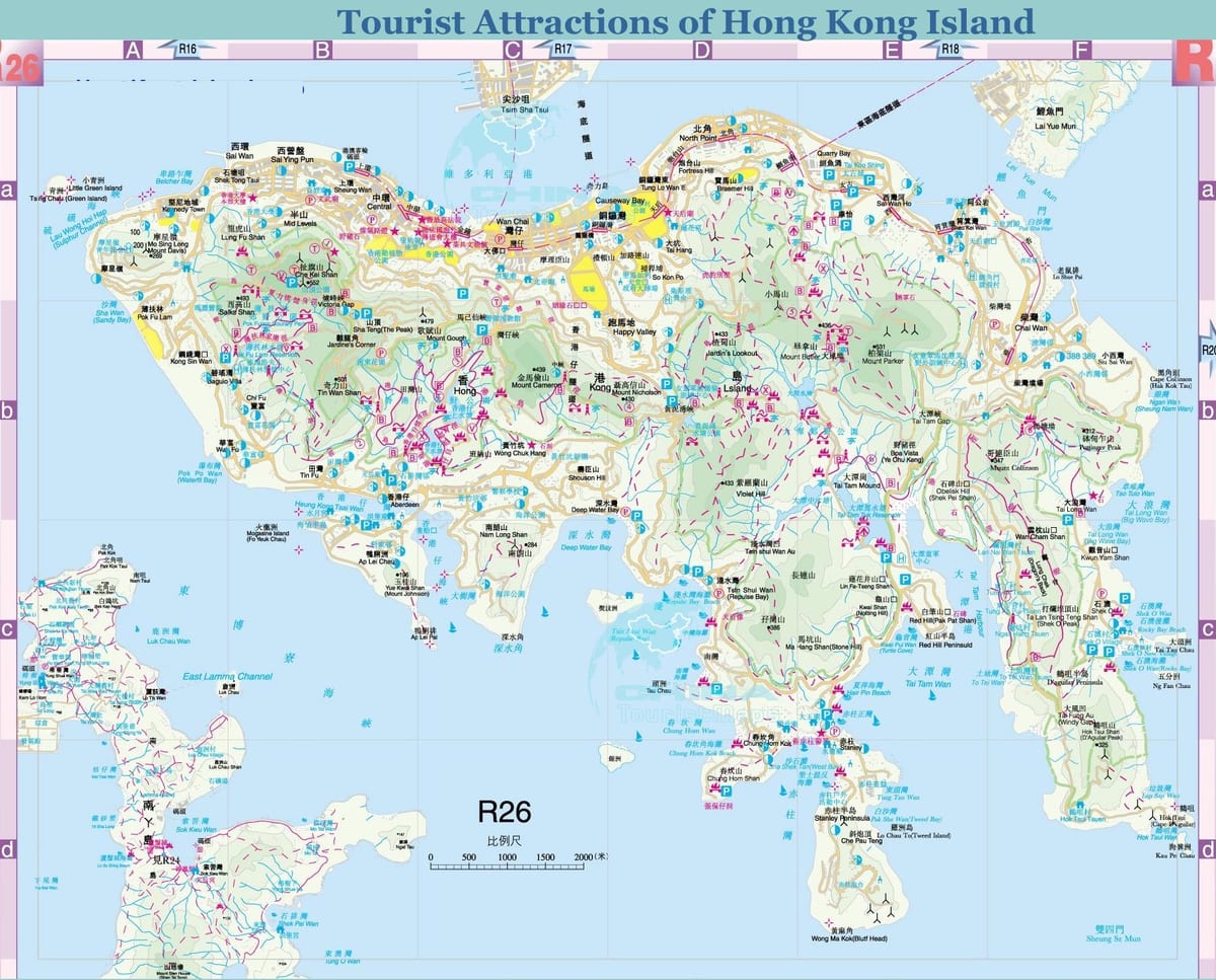 Hong Kong a térképen