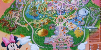 Hong Kong Disney térkép
