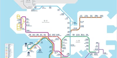 Hong Kong cső térkép