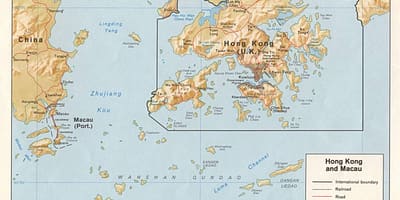 Térkép Hong Kong, Makaó