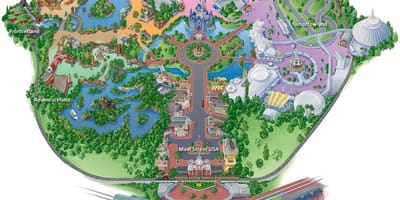 Térkép Hong Kong Disneyland