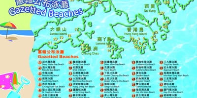 Térkép Hong Kong tengerpart