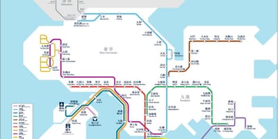 Hong Kong érdekes pontok térkép