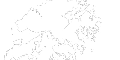 Hong Kong térkép vázlat