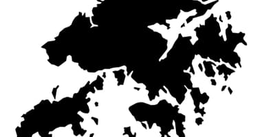 Térkép Hong Kong vektor