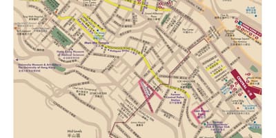 Sheung Wan MTR pályaudvar térkép